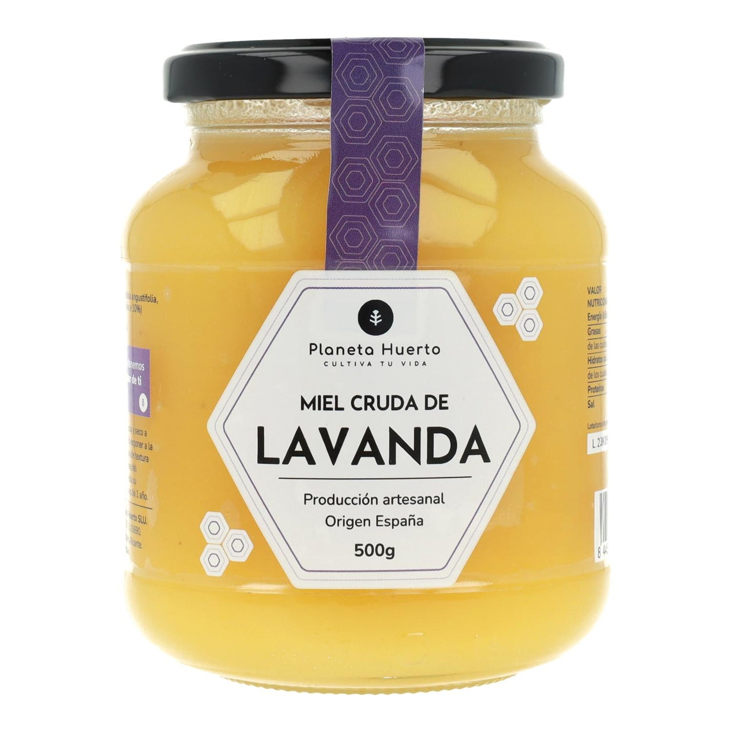 Roher Lavendelhonig Planeta Huerto 500 g