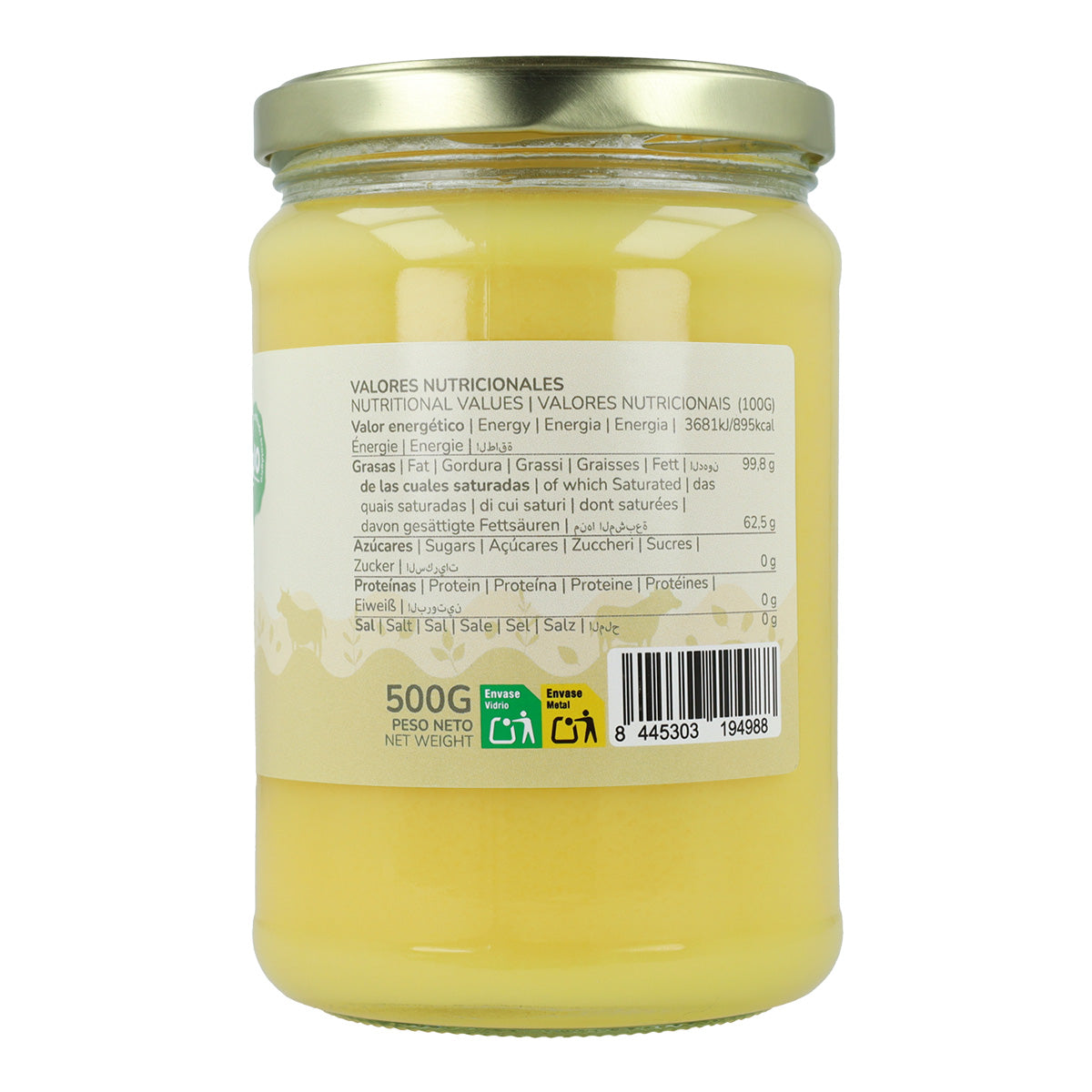 Pack 2x Ghee beurre clarifié ECO Planeta Huerto 500 g