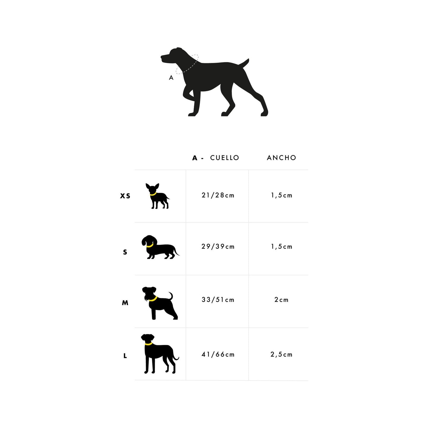 Collare per cani Leopard Dukier L