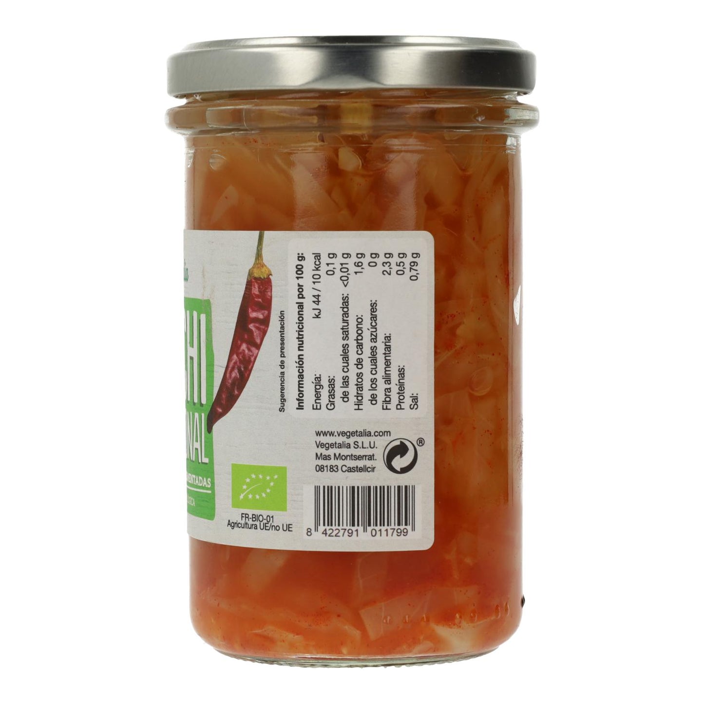 Organic Traditional Lacto-fermented Kimchi Vegetalia 235 g