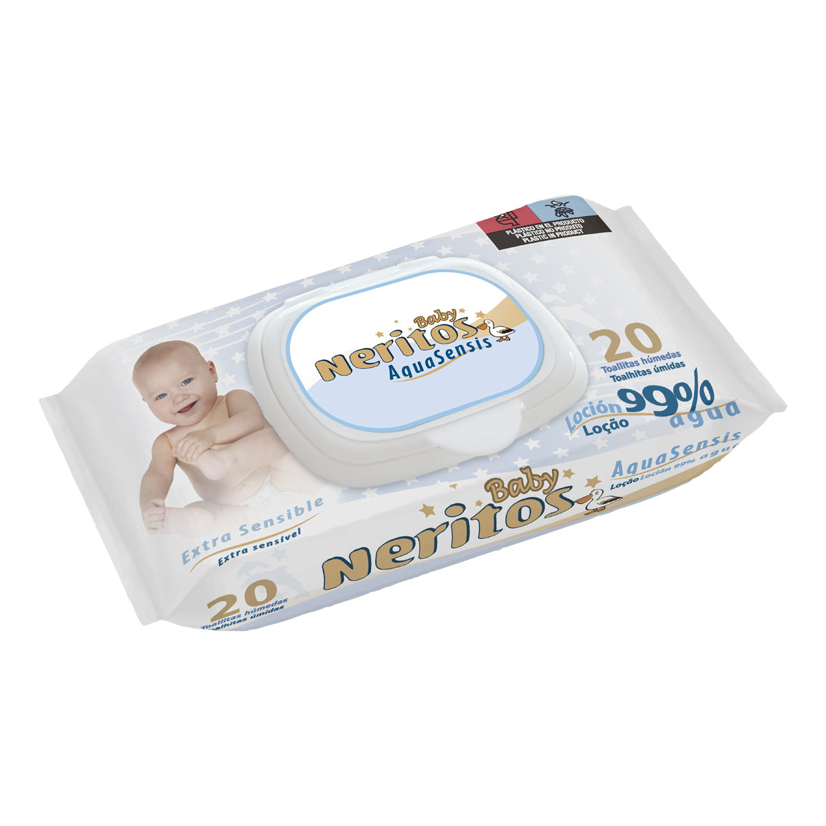 Neritos Baby Aquasensis Feuchttücher 20 Stück