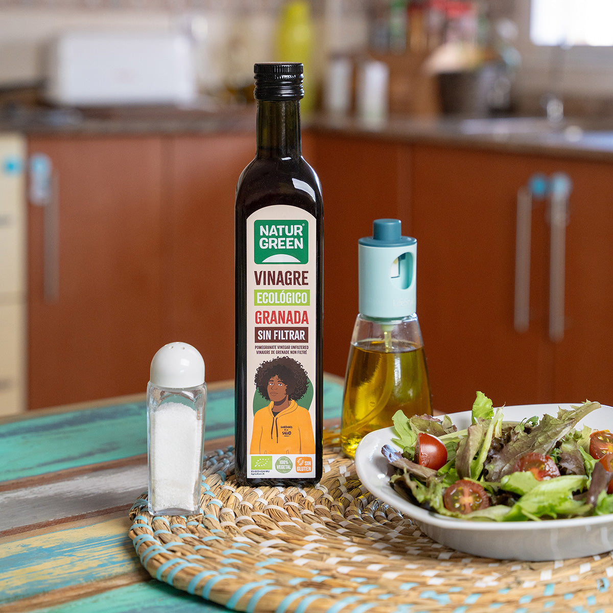 NaturGreen ofiltrerad granatäpplevinäger 500 ml