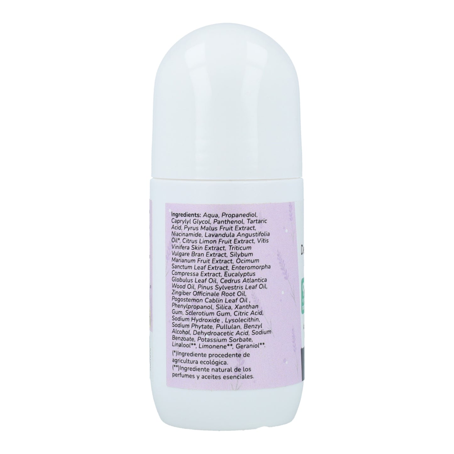Natürliches Deodorant Roll-on Niacinamid und Lavendel Planet Orchard 50 ml