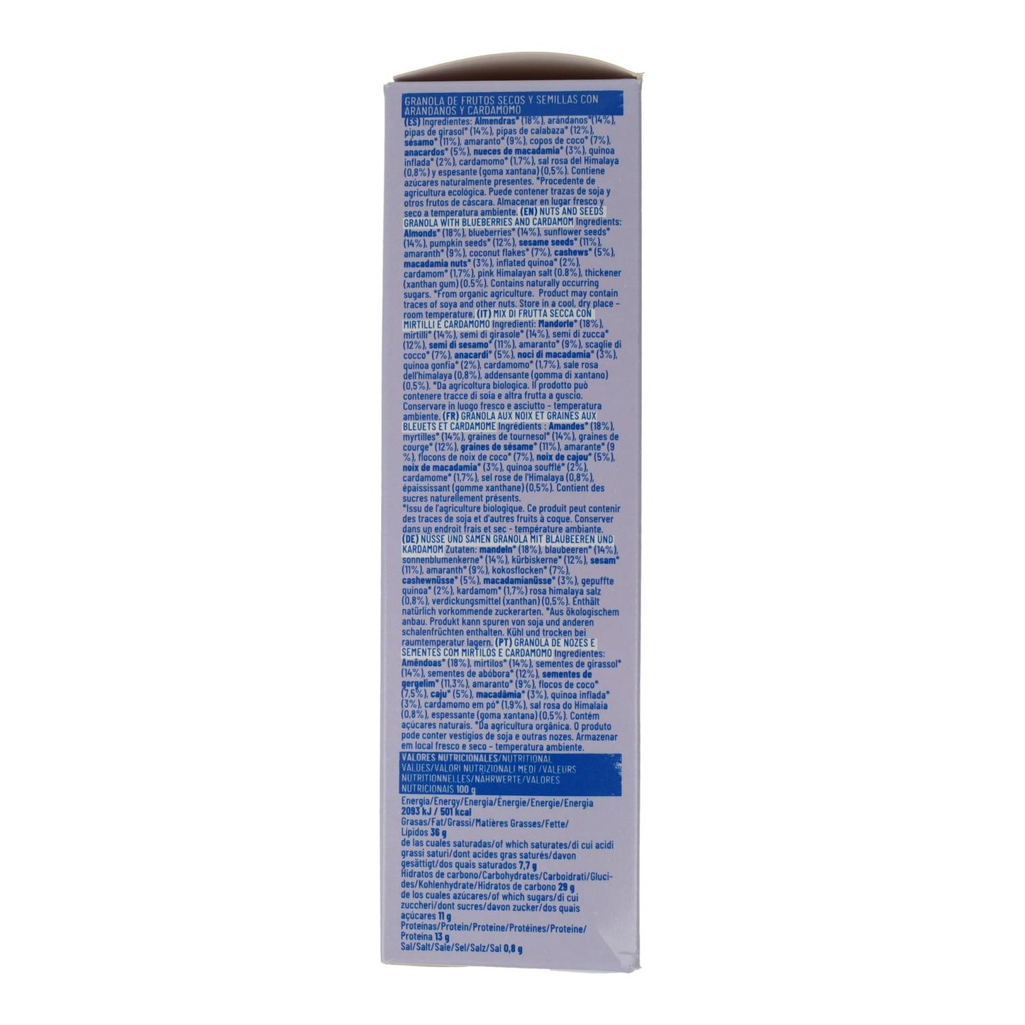 Granola Bosbessen en Kardemom BIO Natruly 325 g