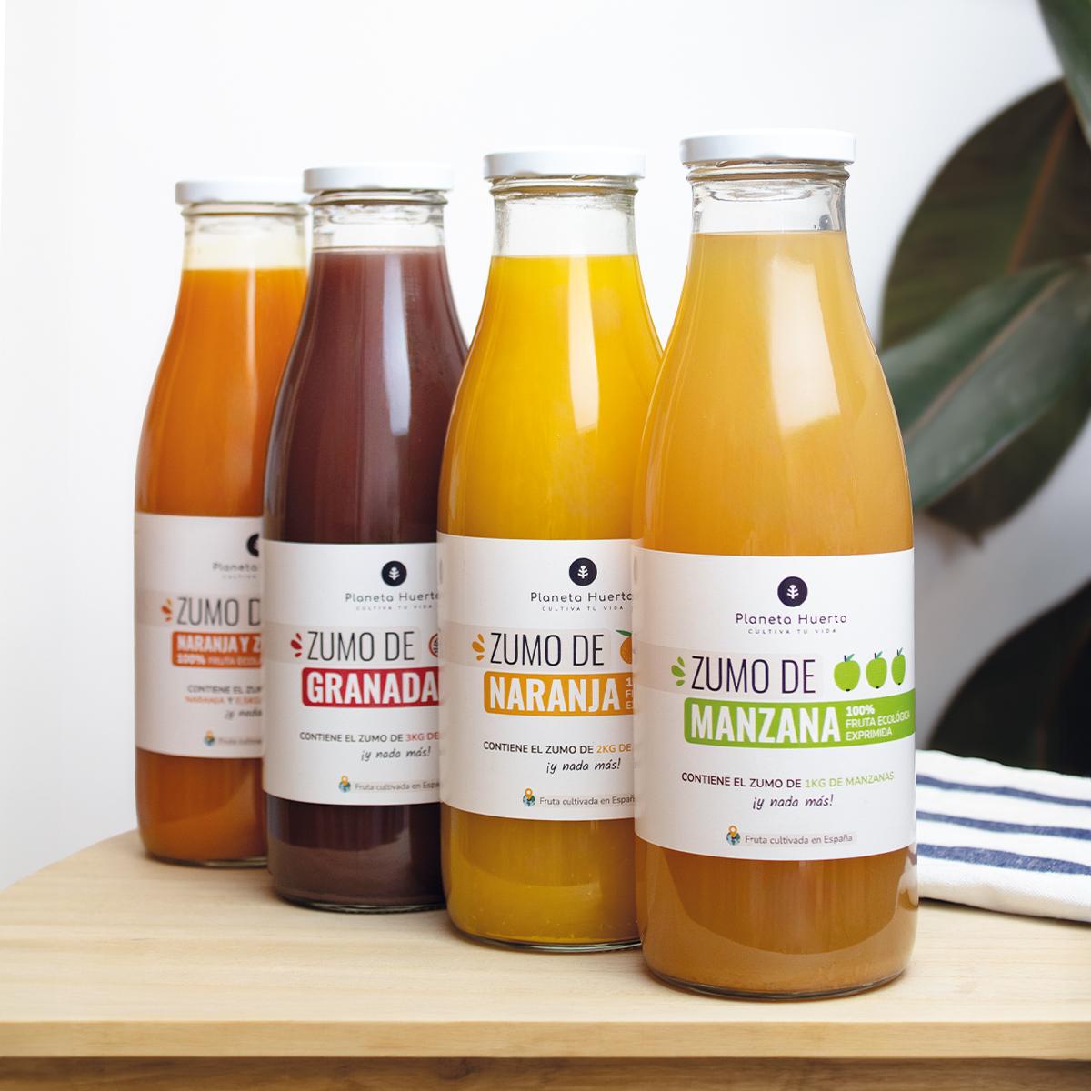 Jus de carotte et d'orange 100% fruits pressés Eco Planet Garden 750ml