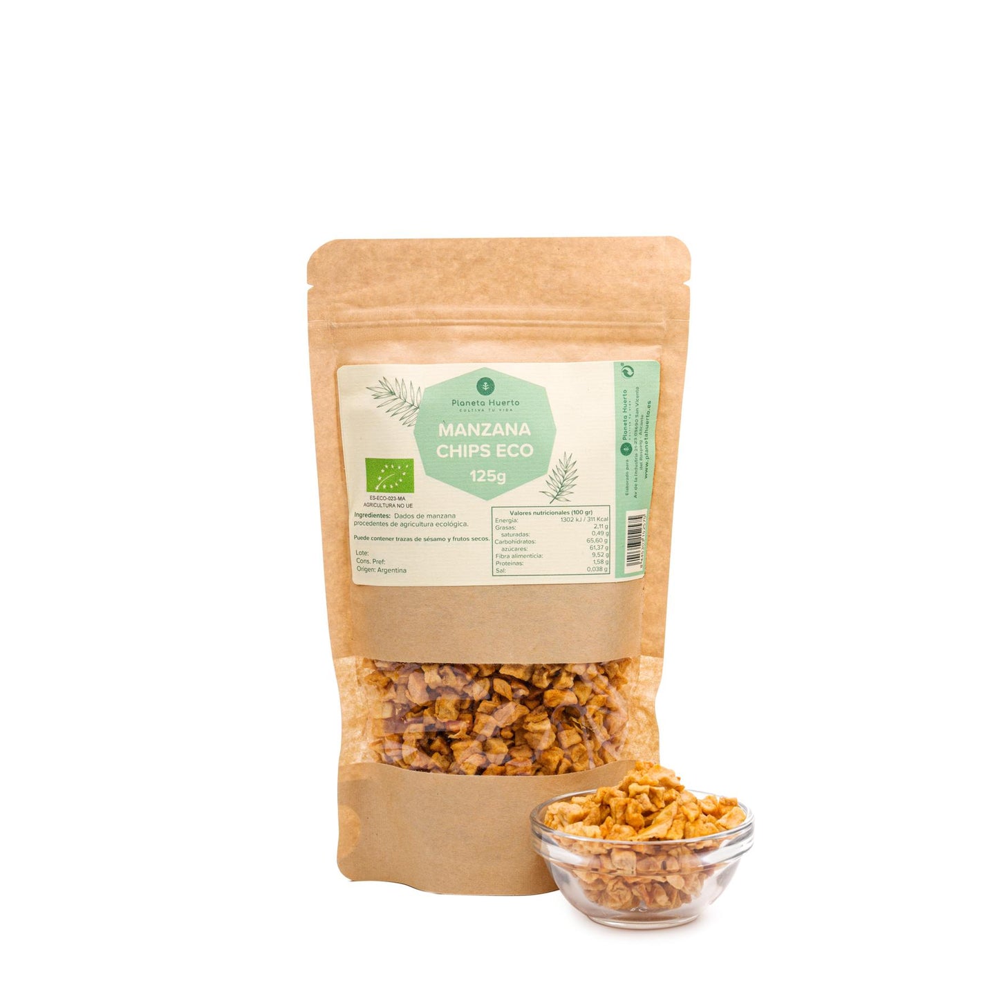 Chips de pommes ECO Planeta Huerto 125 g