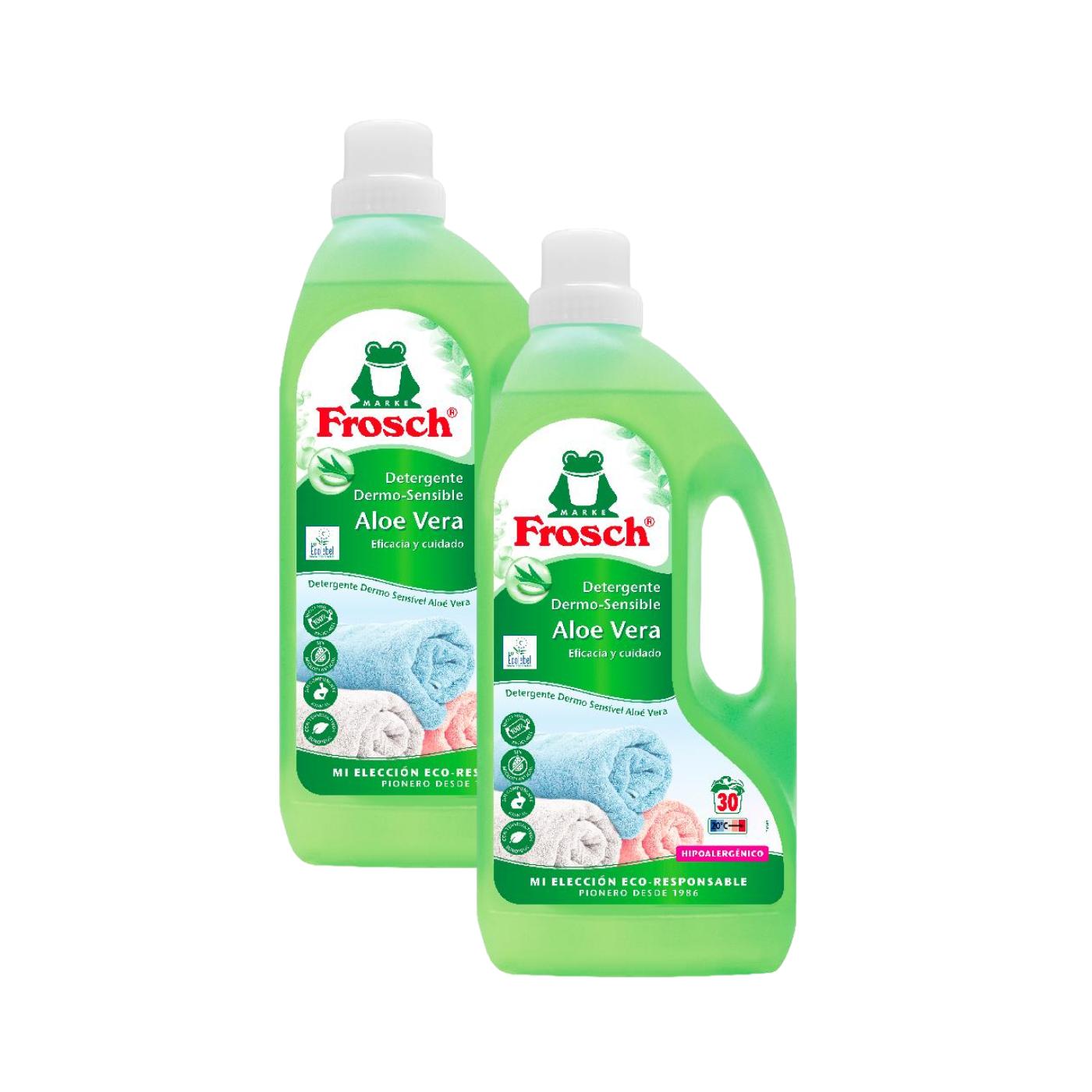 PACK 2X Lessive à l'aloe vera Frosch 1500 ml