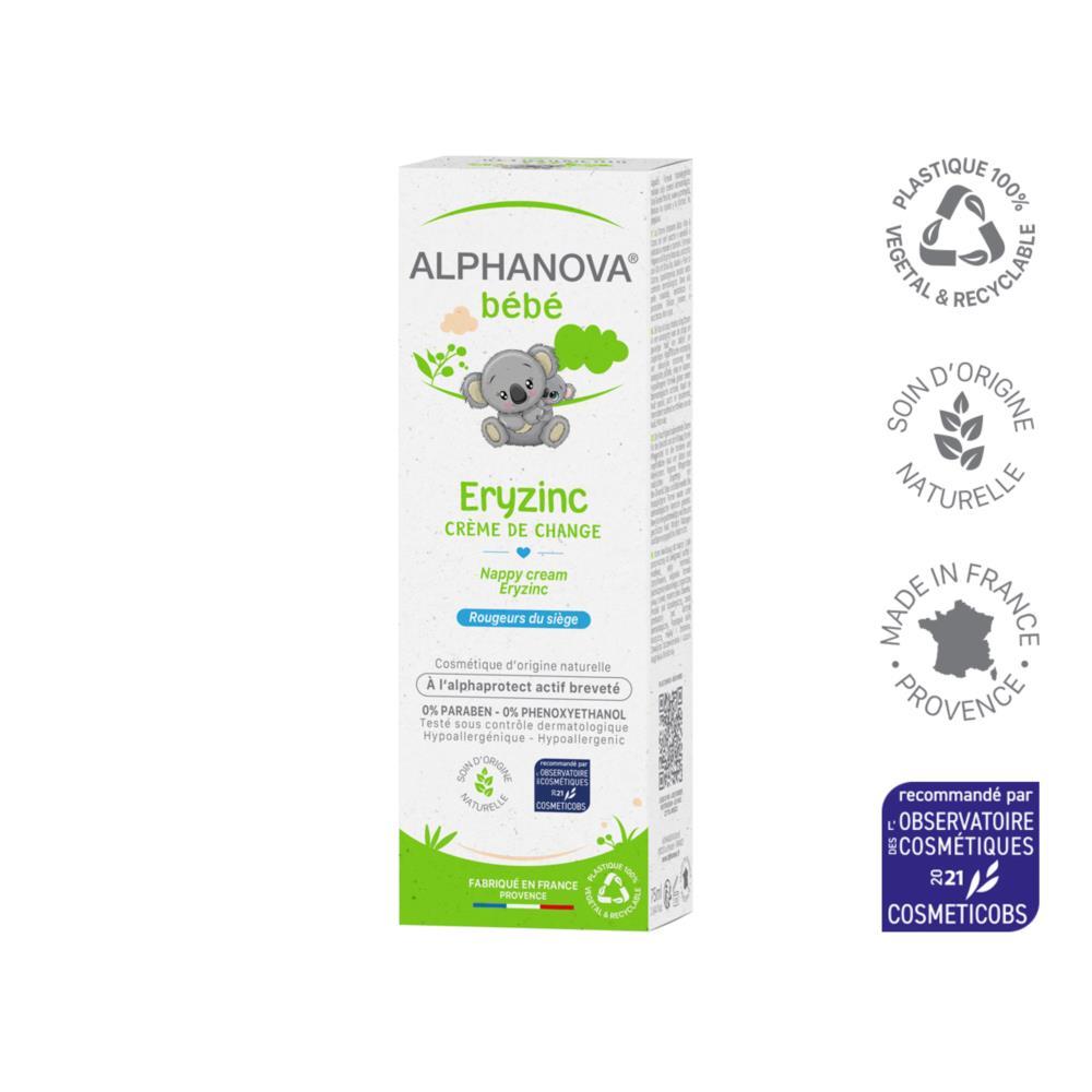 Naturalny krem pod pieluchy Eryzinc Bebé Alphanova 75 g