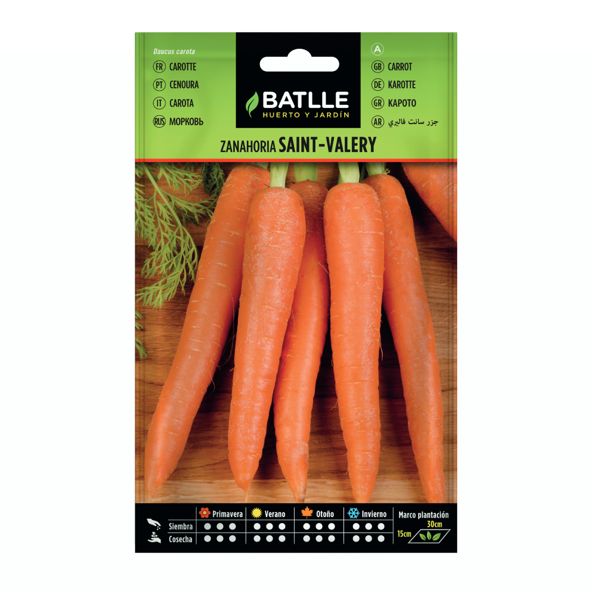 Saint Valery Very Early Carrot Seeds Batlle