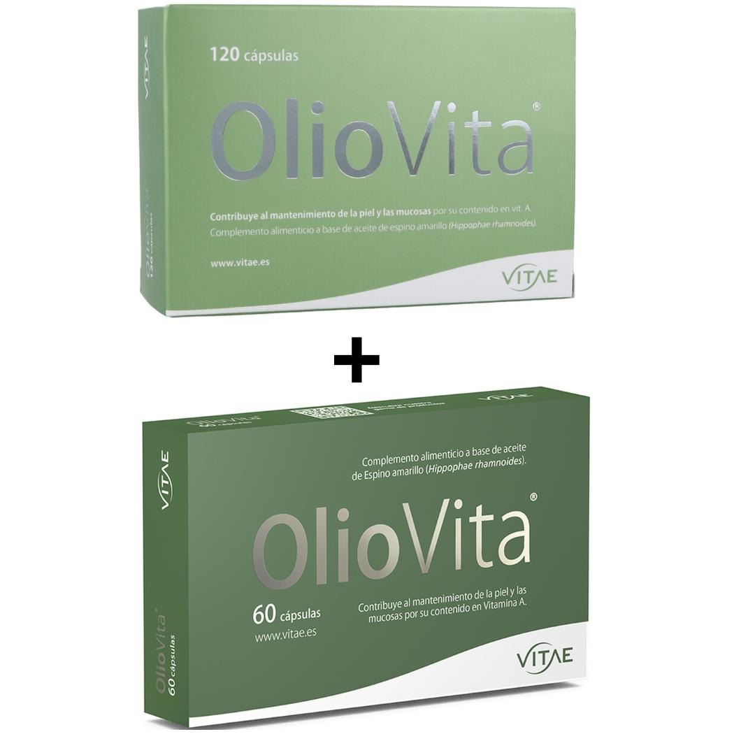 PACK Oliovita 700 mg Vitae 180 Kapseln (120+60)