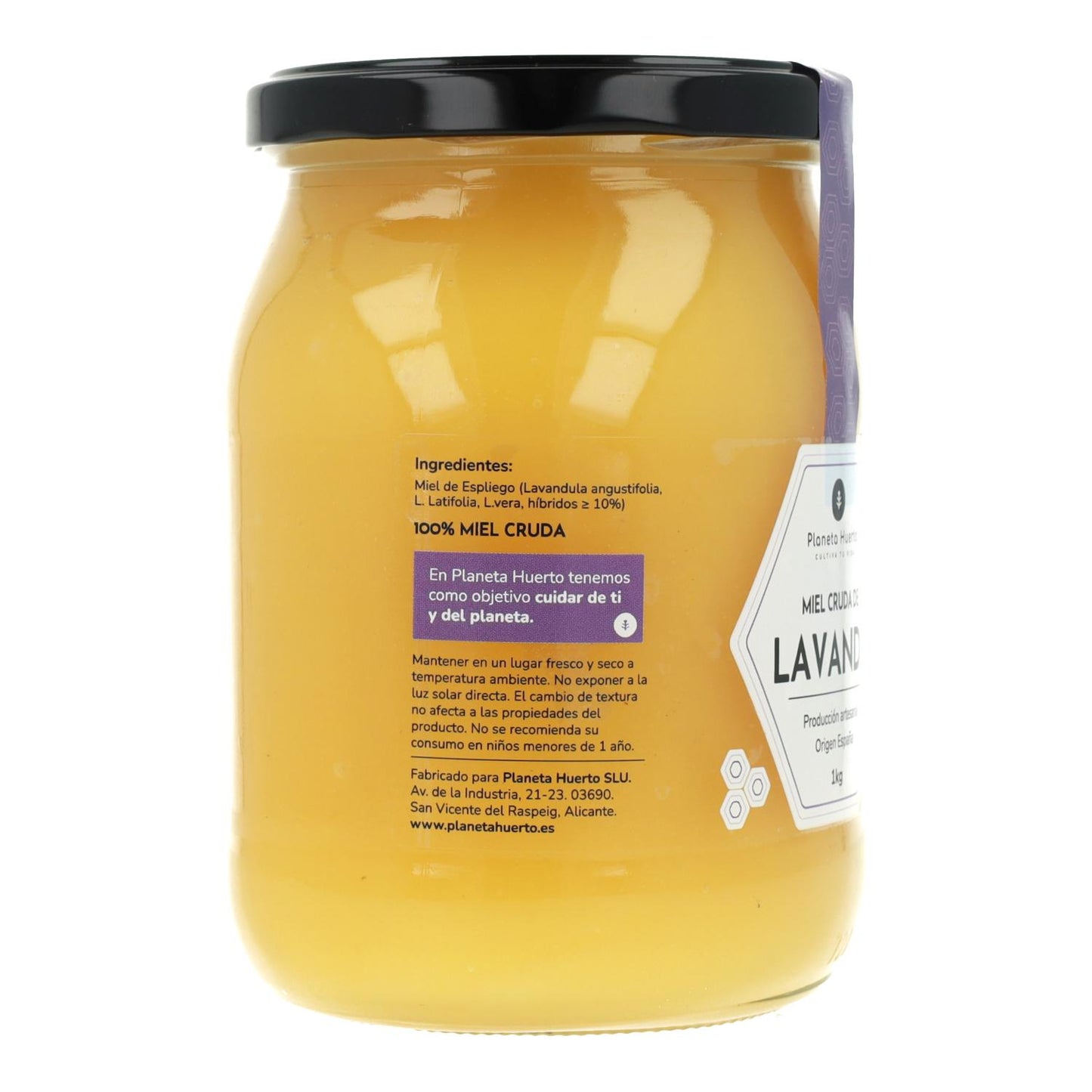 Roher Lavendelhonig Planeta Huerto 1 Kg
