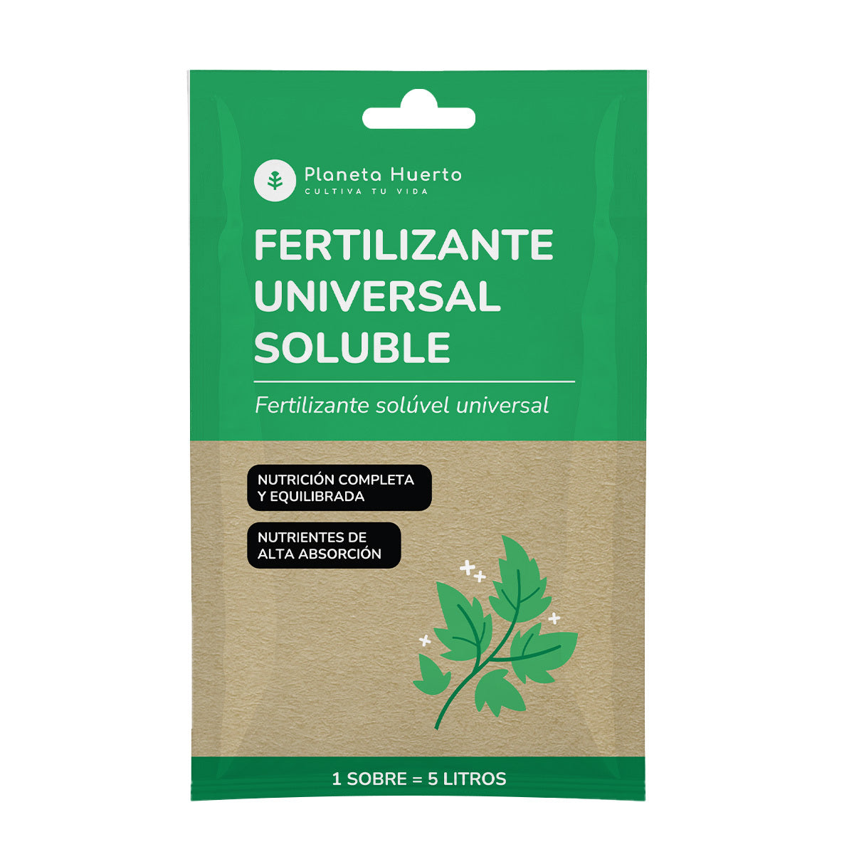 Universele meststof Planeta Huerto Zak voor 5 l