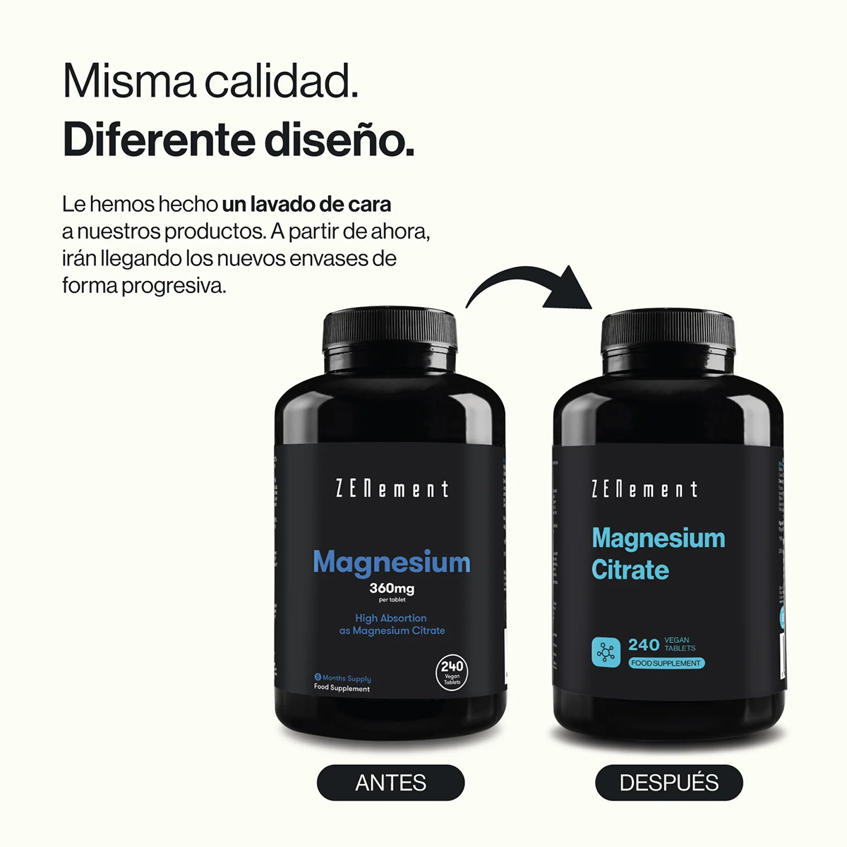 Citrate de magnésium Zenement 240 comprimés