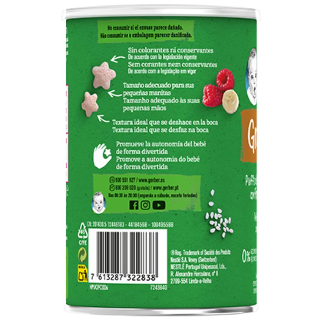 Gerber Organic Wheat and Rice Snack with Raspberry 35 g