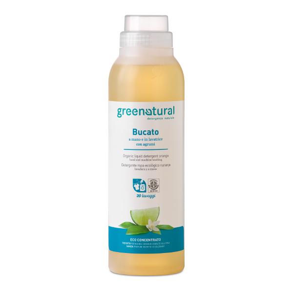 Waschmittel für Kleidung und Handwäsche Zitrusfrüchte Greenatural 1 l