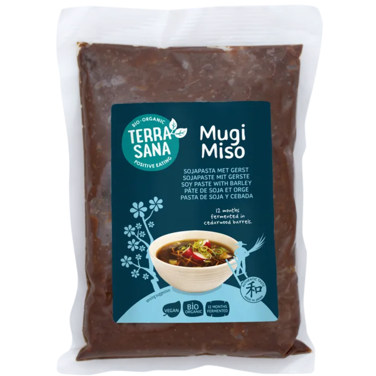 Mugi miso BIO (Muso) Terrasana, 400 gr