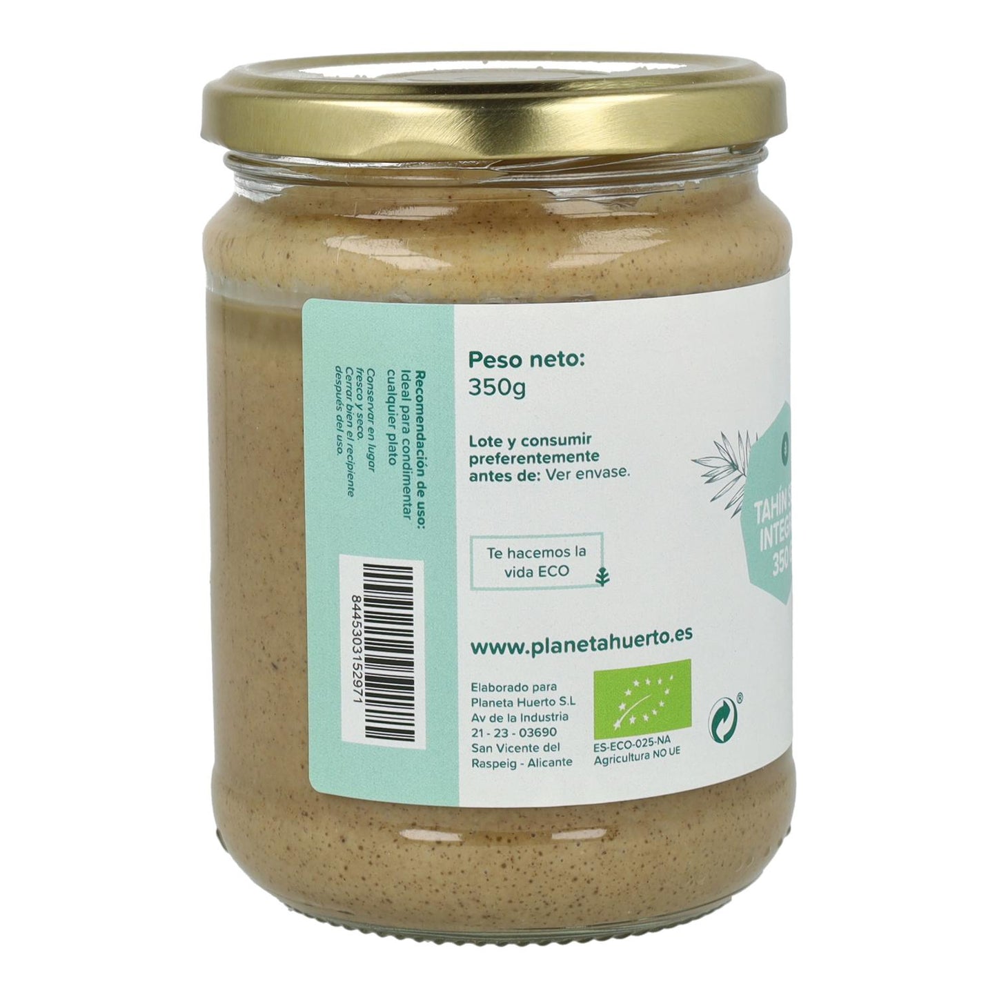 Halbvollkorn-Tahini ECO Planeta Huerto