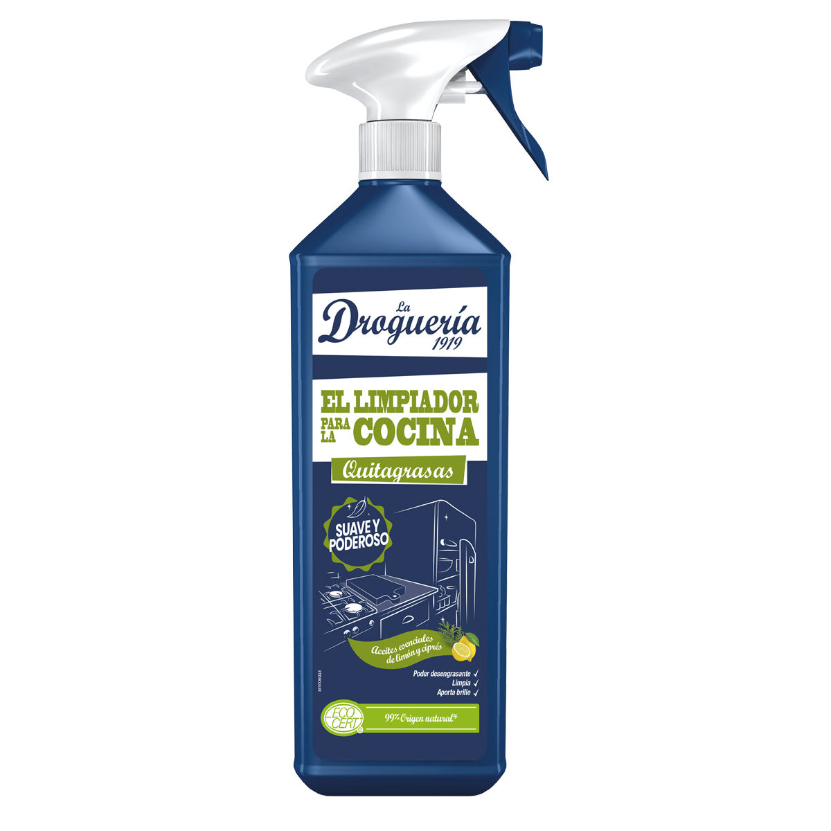 Zitrus-Fettlöser für die Küche Sprühpistole LA DROGUERIA 1919 750 ml