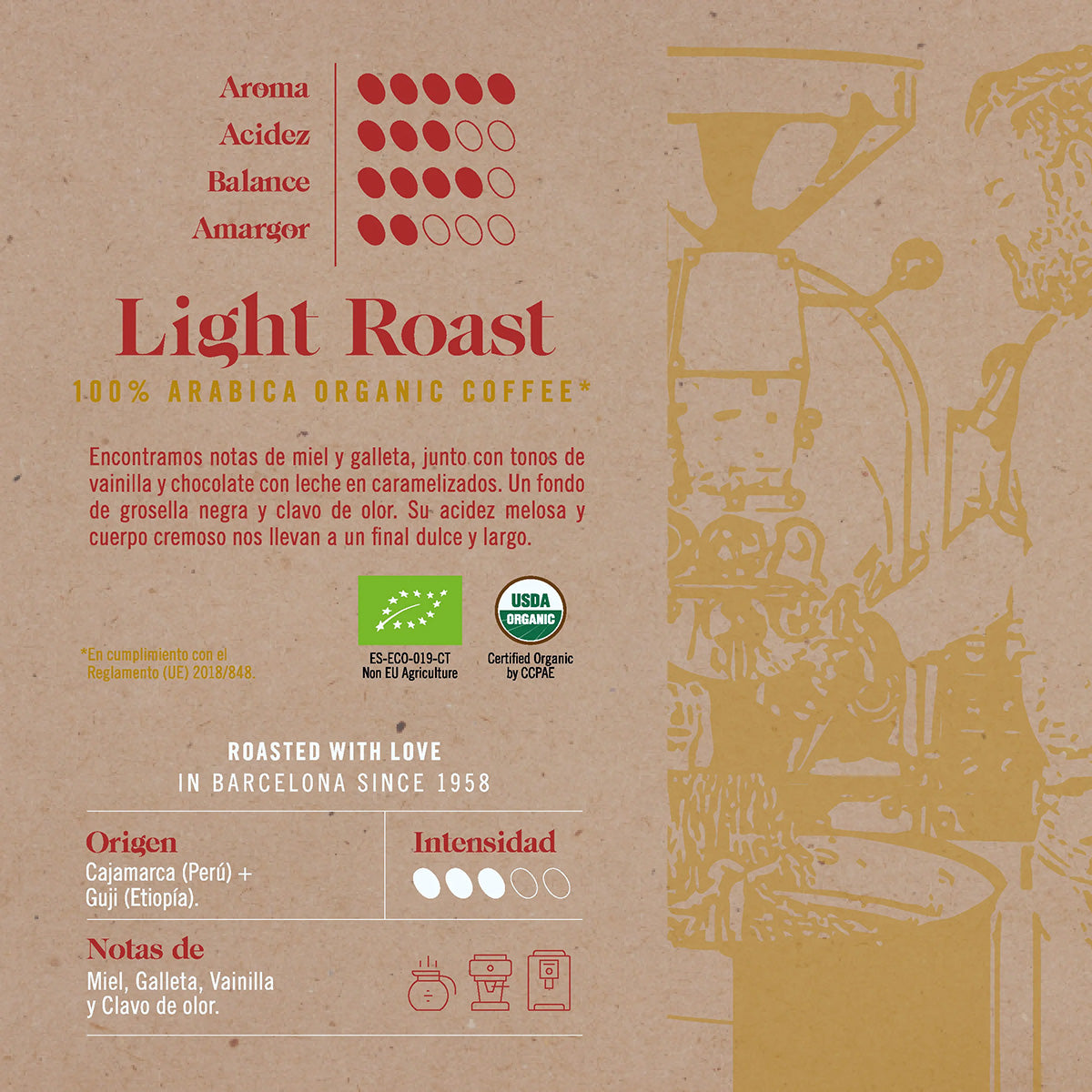 Atelier Light Roast Novell Coffee Beans 500 g