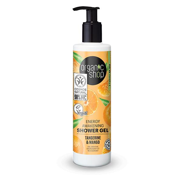 Gel douche énergisant mangue et mandarine Organic Shop 280 ml