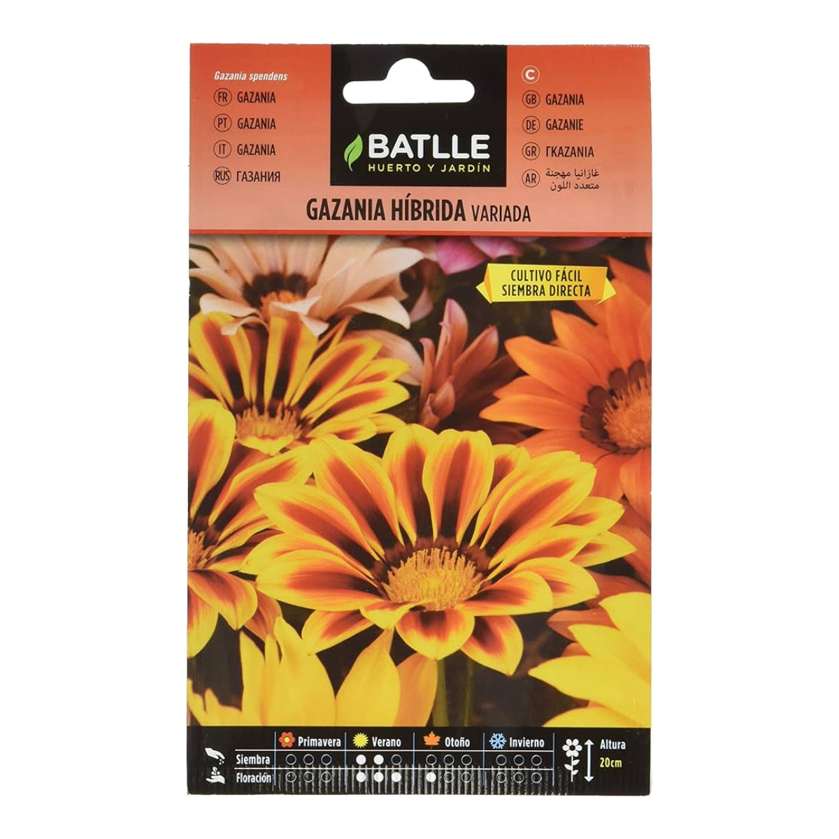 Verschiedene Gazania-Hybridsamen Batlle