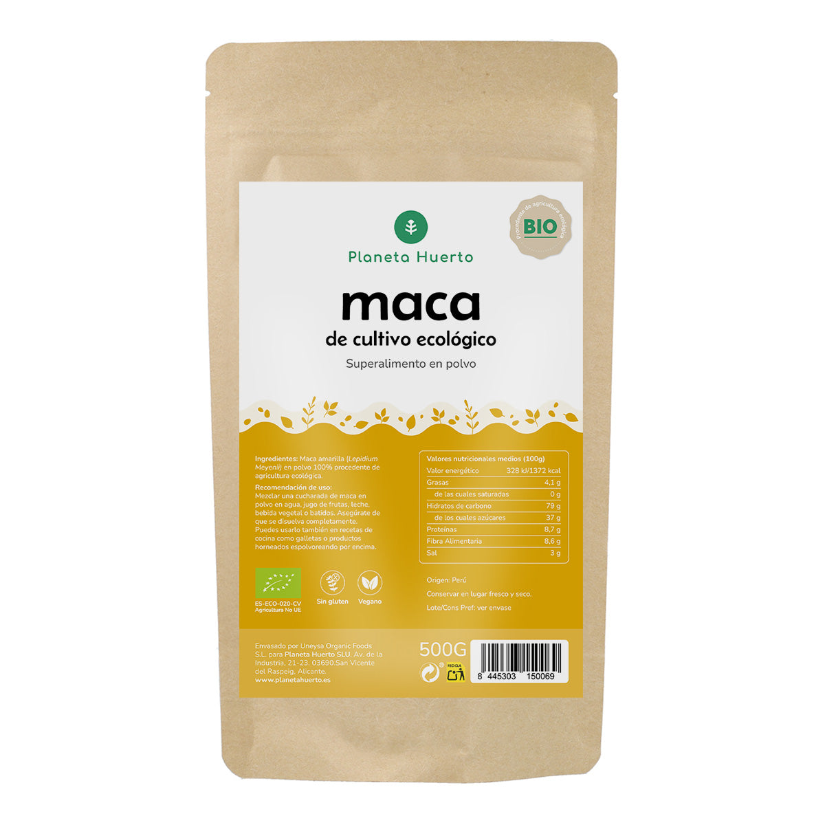 Maca in polvere ECO Planeta Huerto 250g