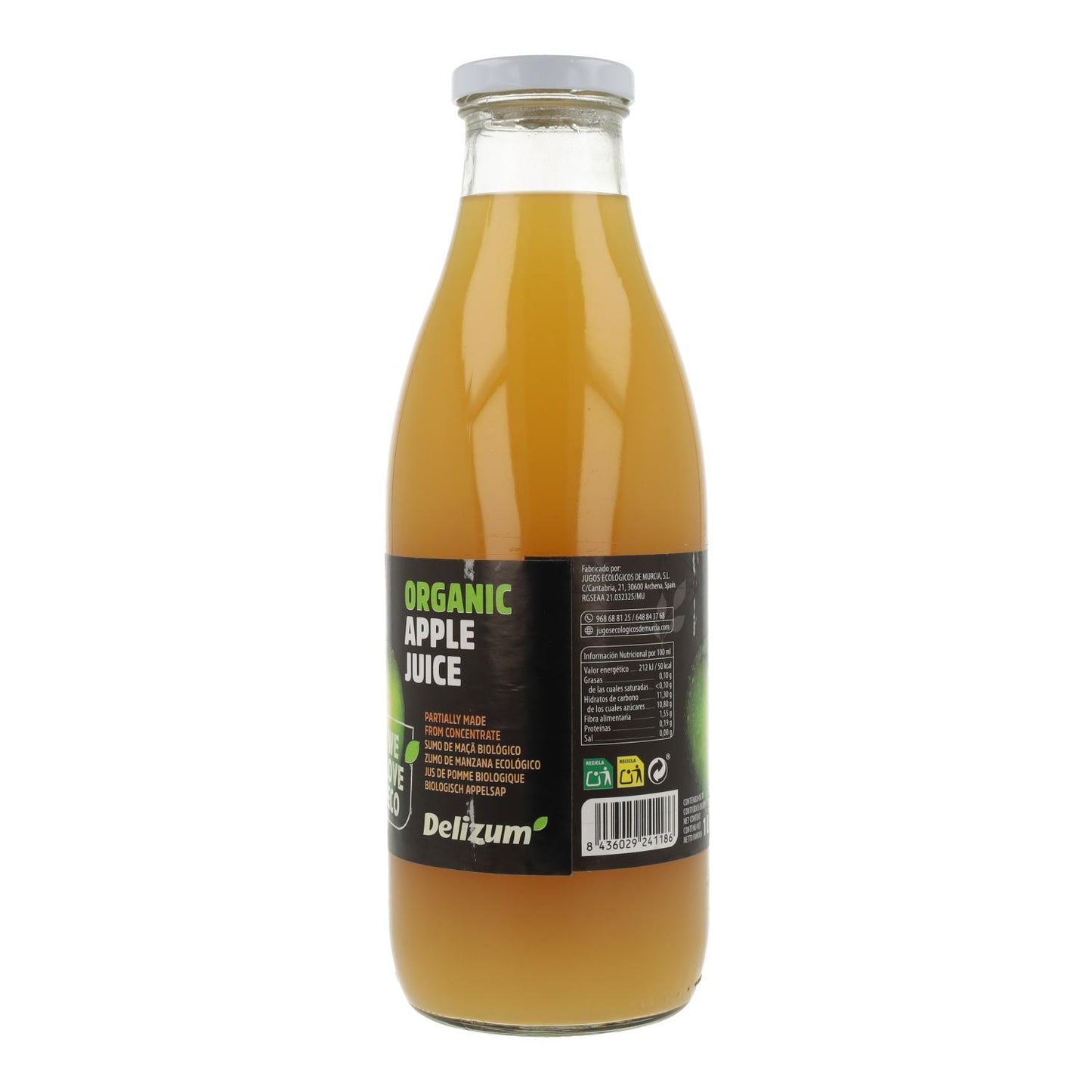 Jus de pomme bio Delizum 1 L