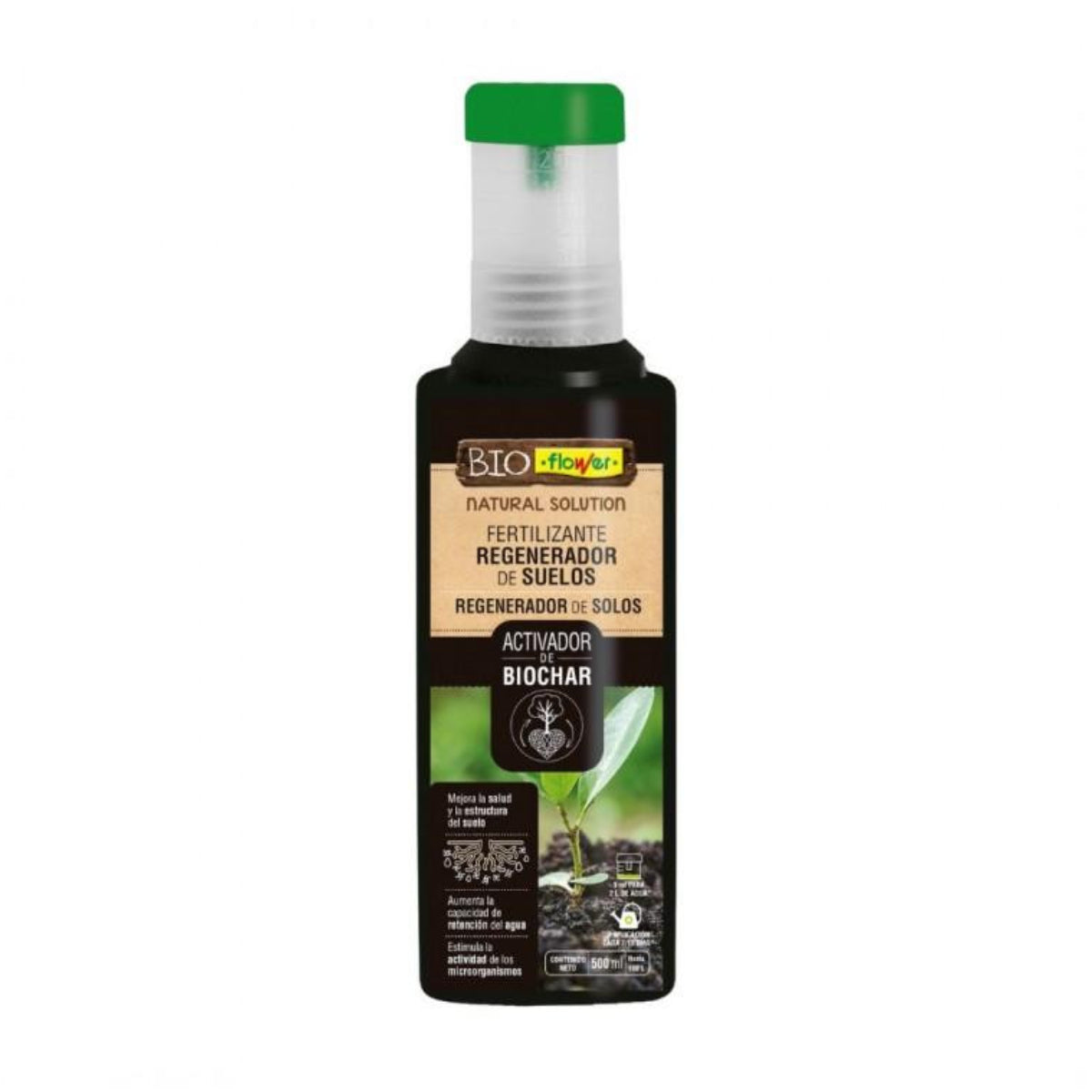 Engrais activateur Biochar Bio Flower 500 ml