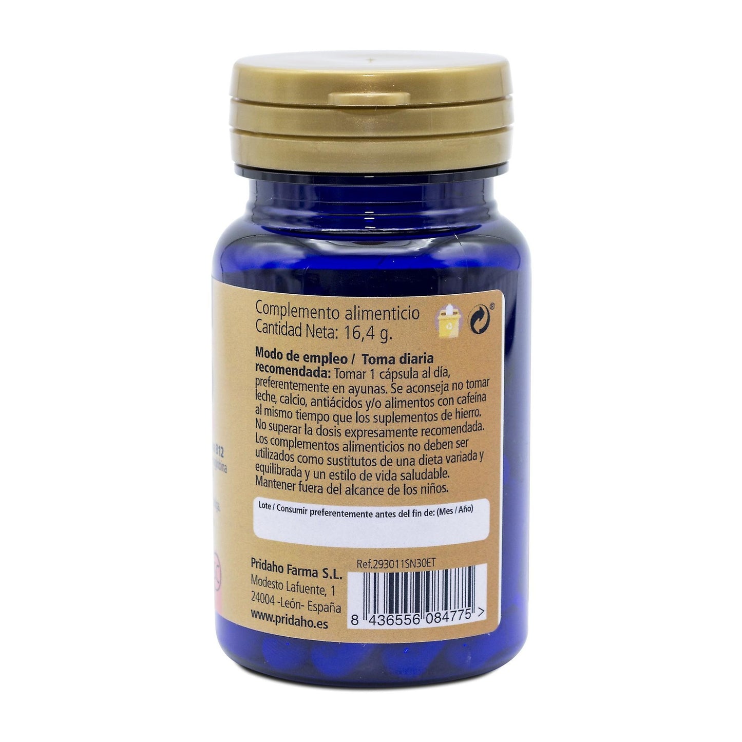 Eisen + Vitamin C + Folsäure + Vitamin B12 SANON 30 pflanzliche Kapseln à 545 mg