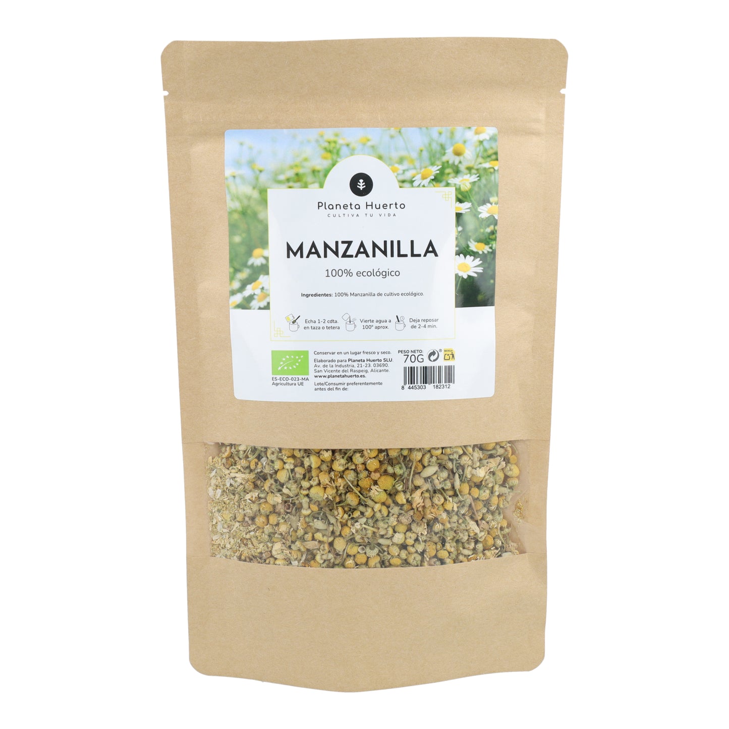 Kamomill ECO Planeta Huerto 70g