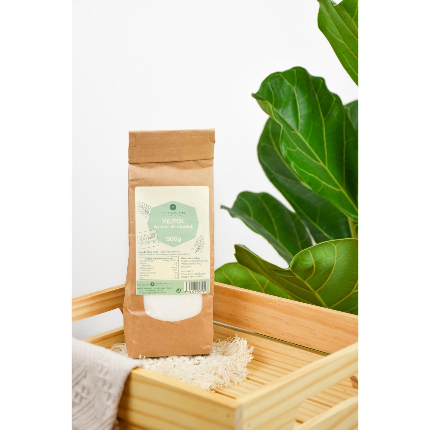 Zucchero di betulla allo xilitolo Planeta Huerto 500 g