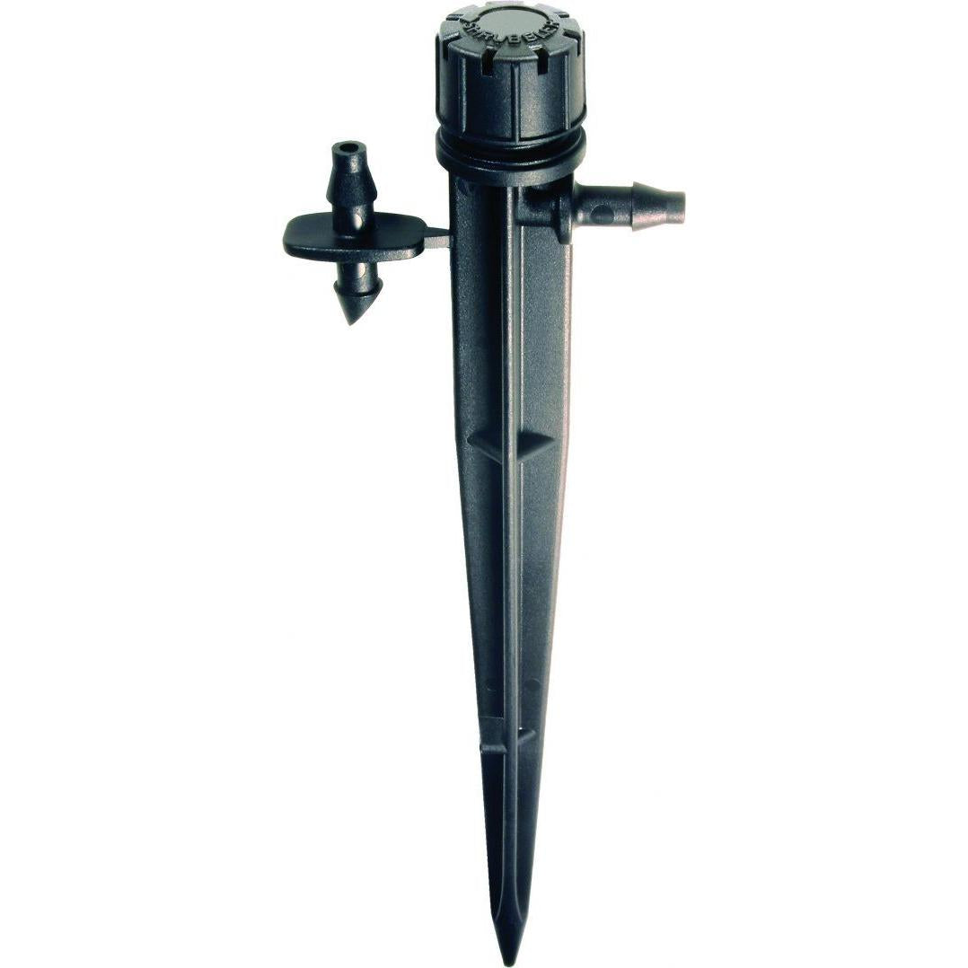 Einstellbarer Tropfer 0-70 l/h mit Pfahl Planeta Huerto 100 Einheiten