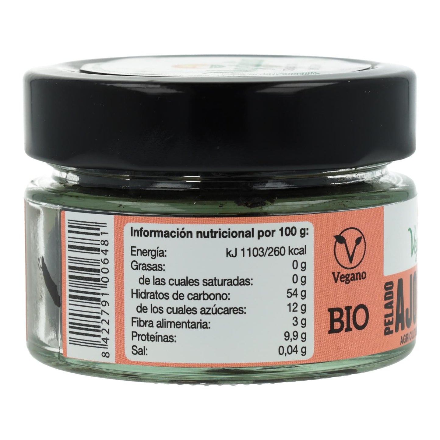 Gepelde zwarte knoflook Vegetalia 50 g