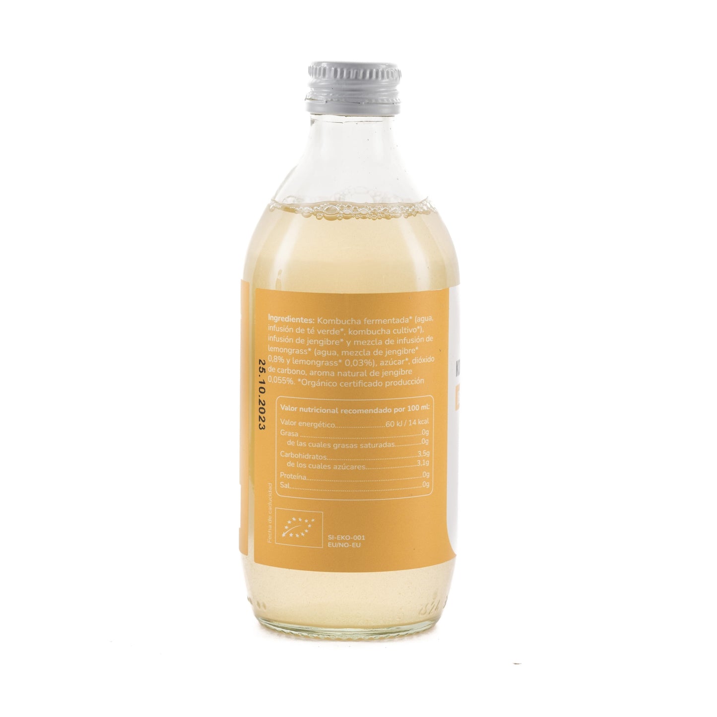 Kombucha ECO Gingembre et citronnelle Planeta Huerto 330 ml