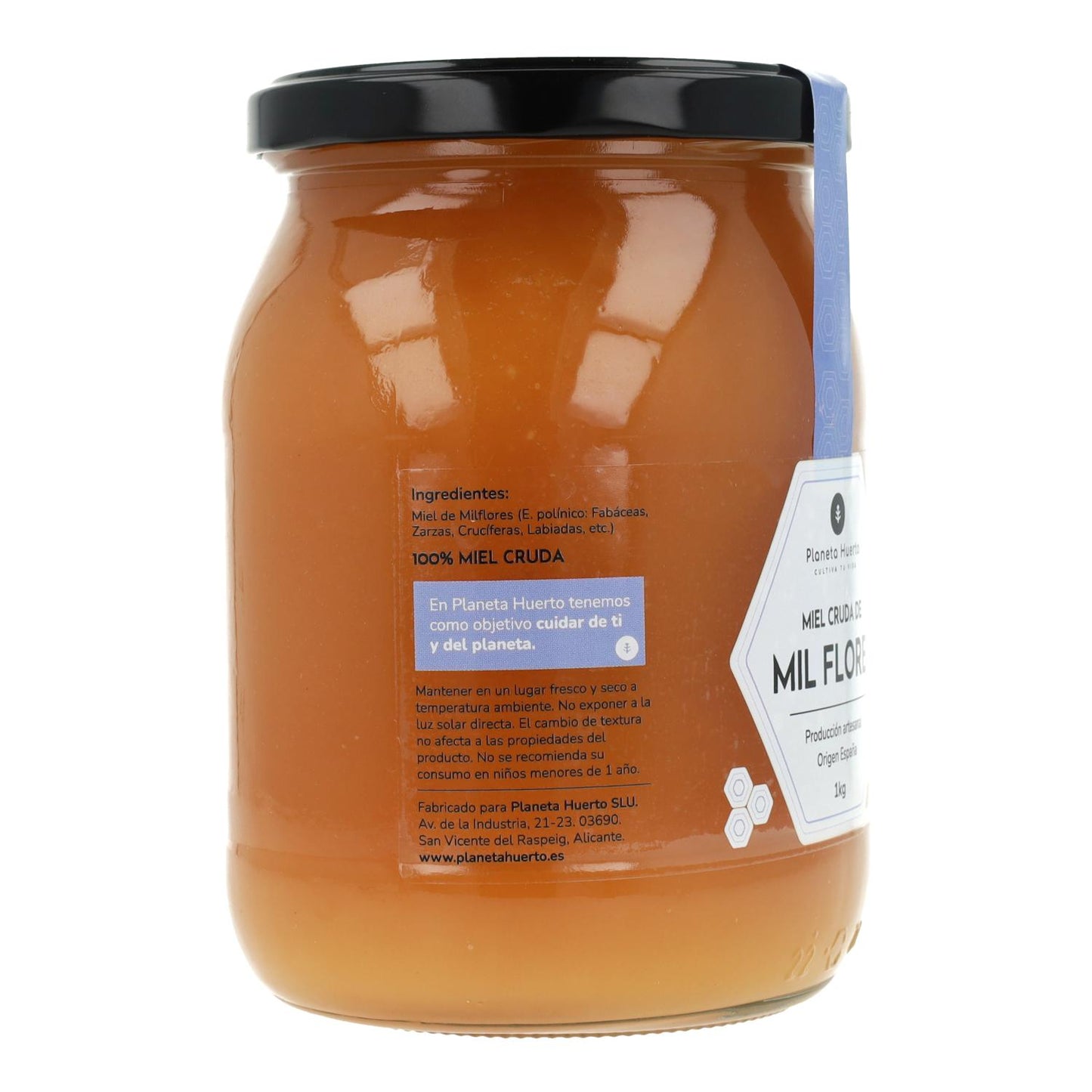Thousand Flowers Raw Honey Planeta Huerto 1 Kg