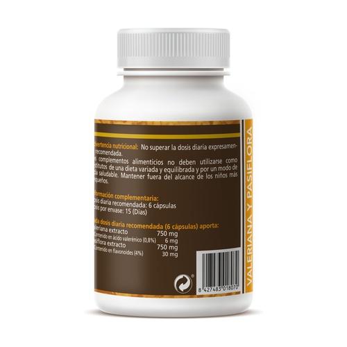 Passiflore et valériane Sotya, 90 gélules 450 mg