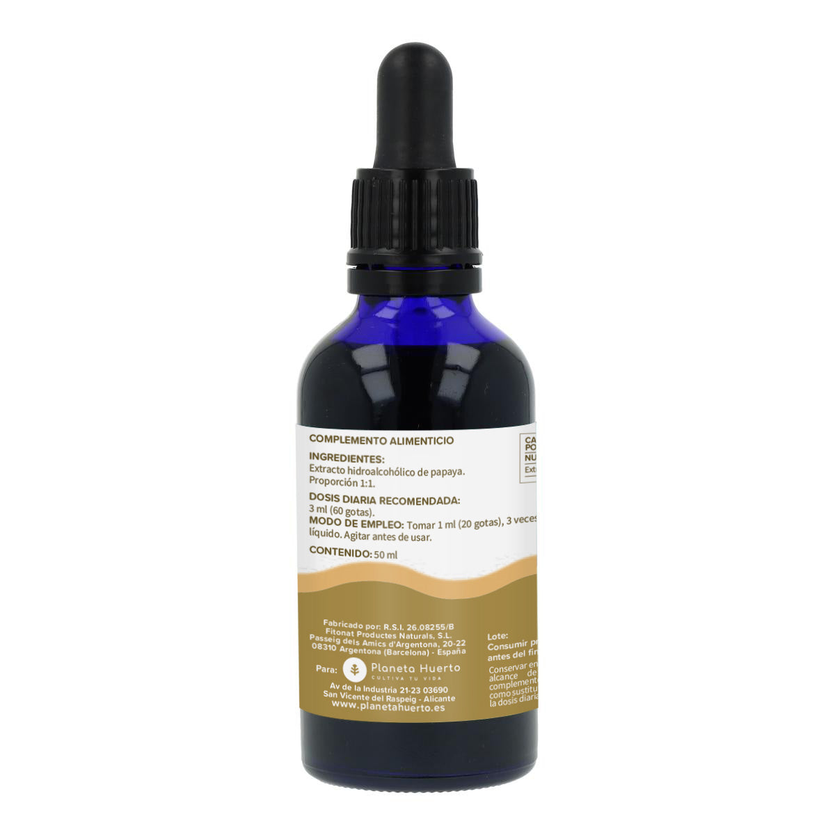 Papaya-extrakt Planeta Huerto 50 ml