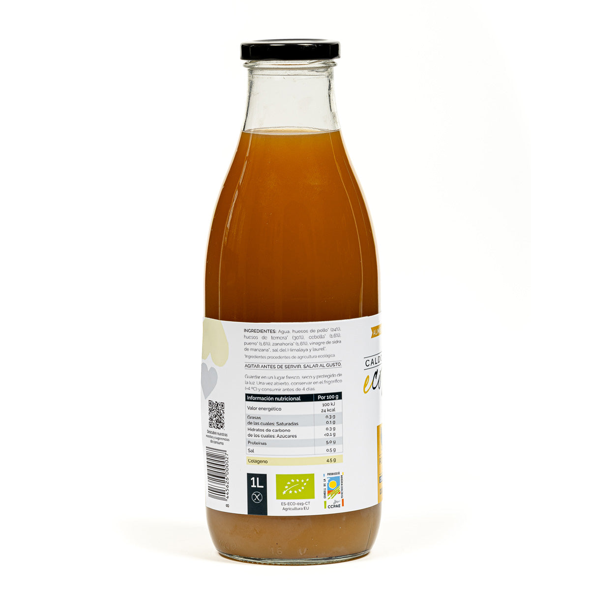 Ecolagen Organic Chicken and Beef Bone Broth with Vegetables 1 L