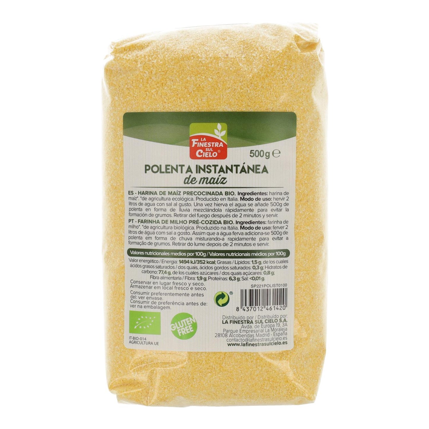 Polenta instantanée BIO La Finestra Sul Cielo 500 g
