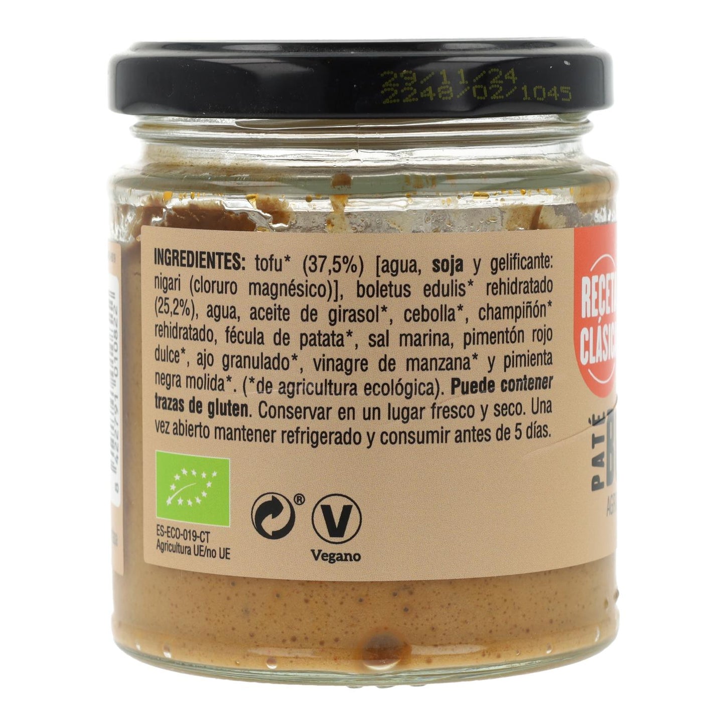 Bio Vegetalia boletuspaté, 180 g