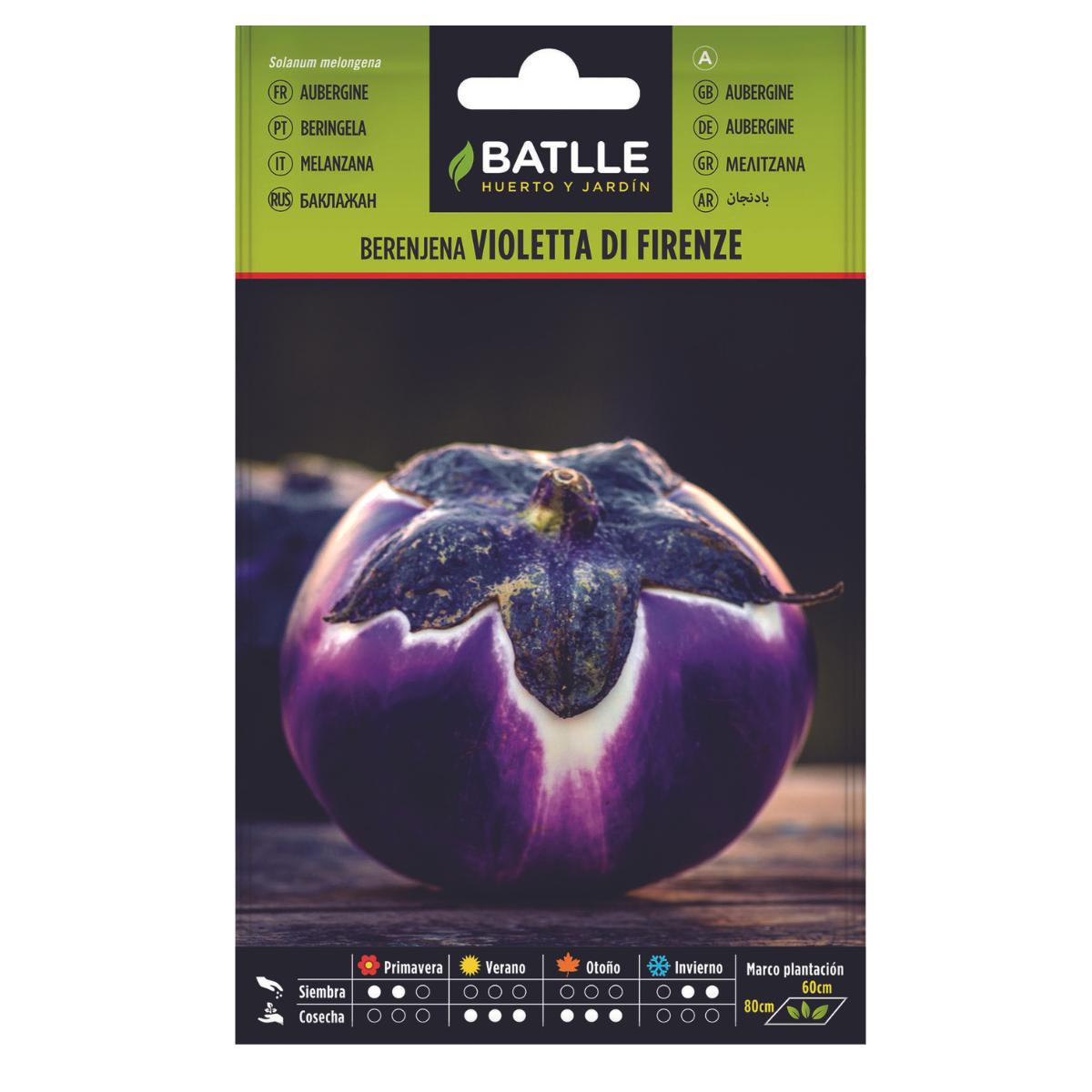 Auberginezaadjes Violetta di Firenze Batlle