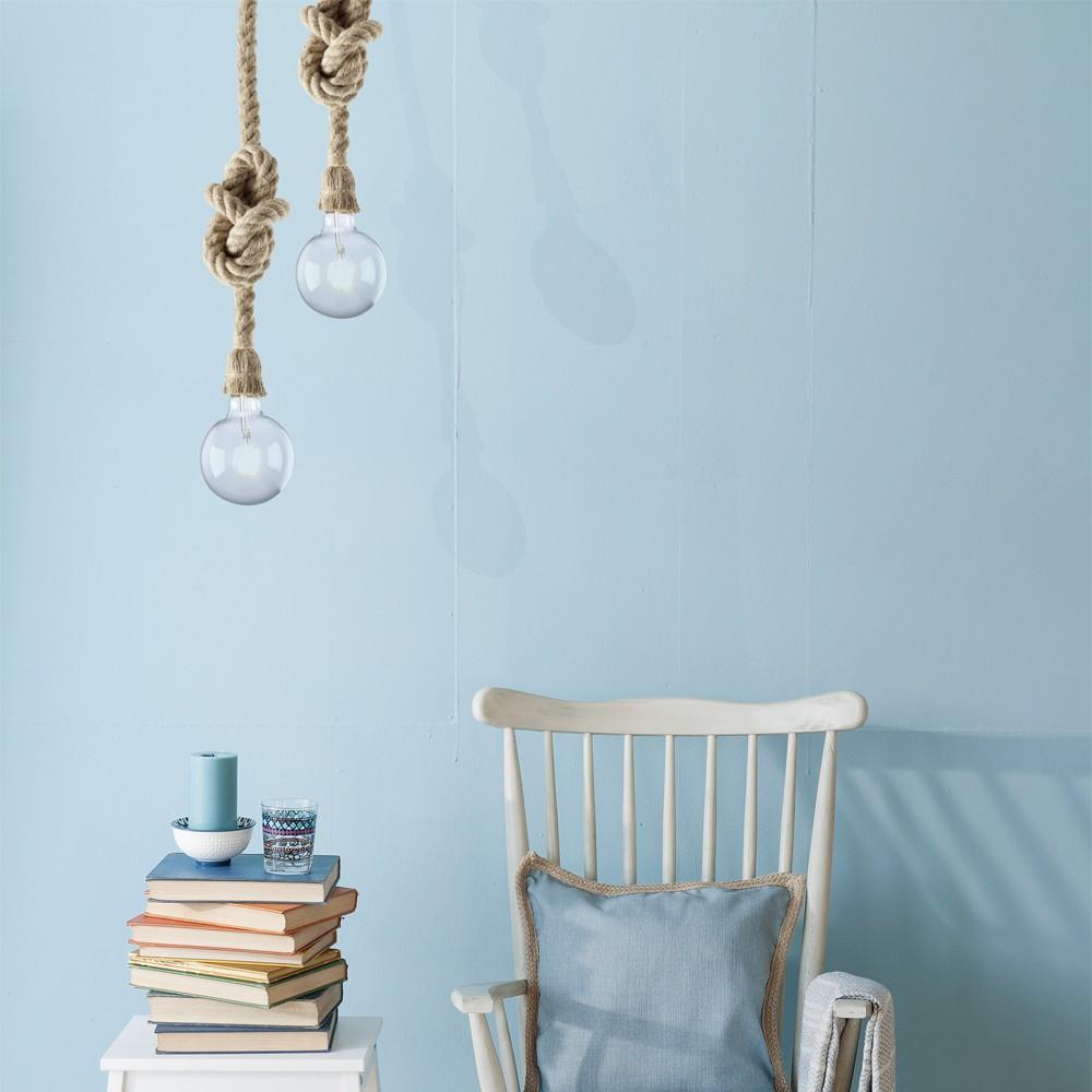 PENDENTIF RUSTIQUE 1 m DE CORDE DE PITA 1xE27 WINERY - CRISTALRECORD