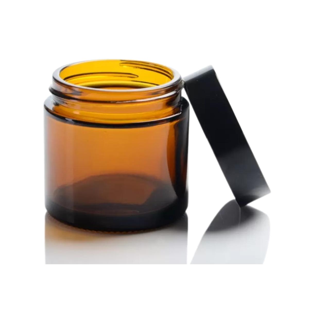 Amber glass jar, 60 ml. Camassia