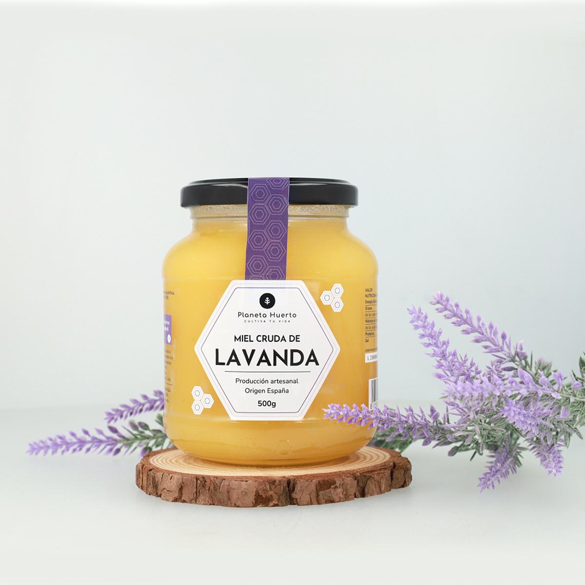 Roher Lavendelhonig Planeta Huerto 500 g