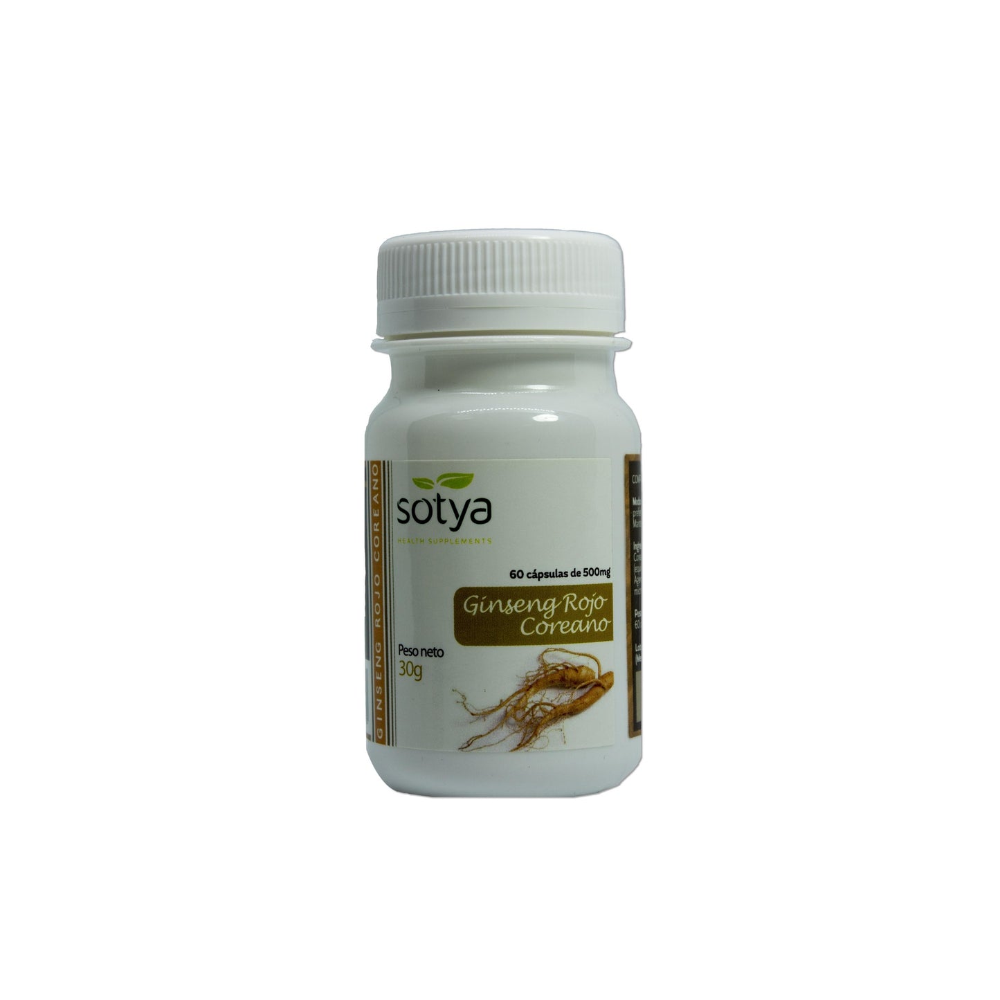 Ginseng rouge coréen Sotya 60 gélules