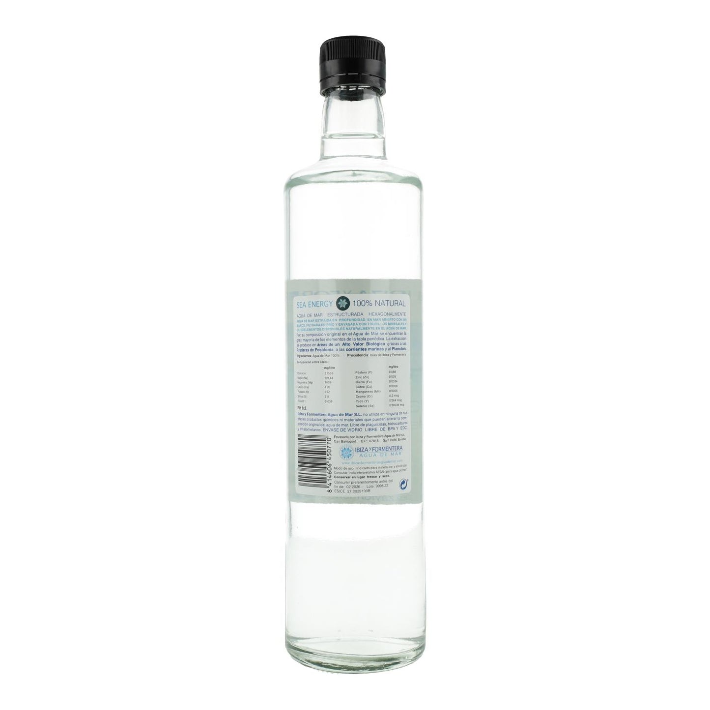 Meerwasser „Ibiza und Formentera”, Deep Sea Water. 750 ml