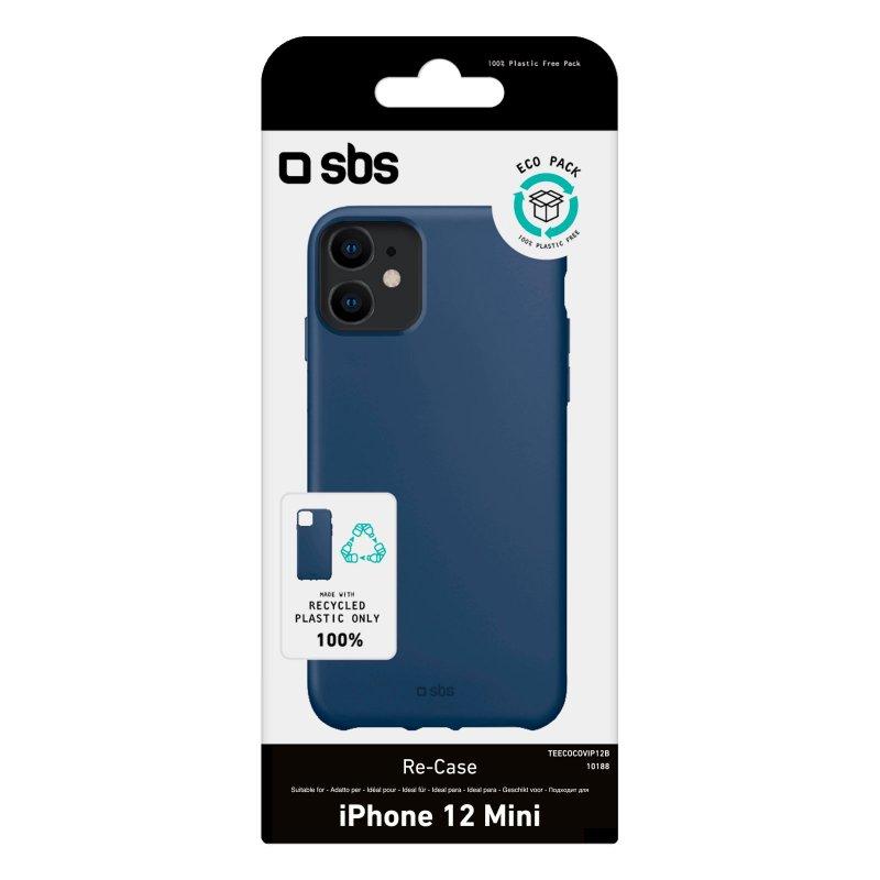 Recycelte Plastikhülle für iPhone 12 Mini blau SBS