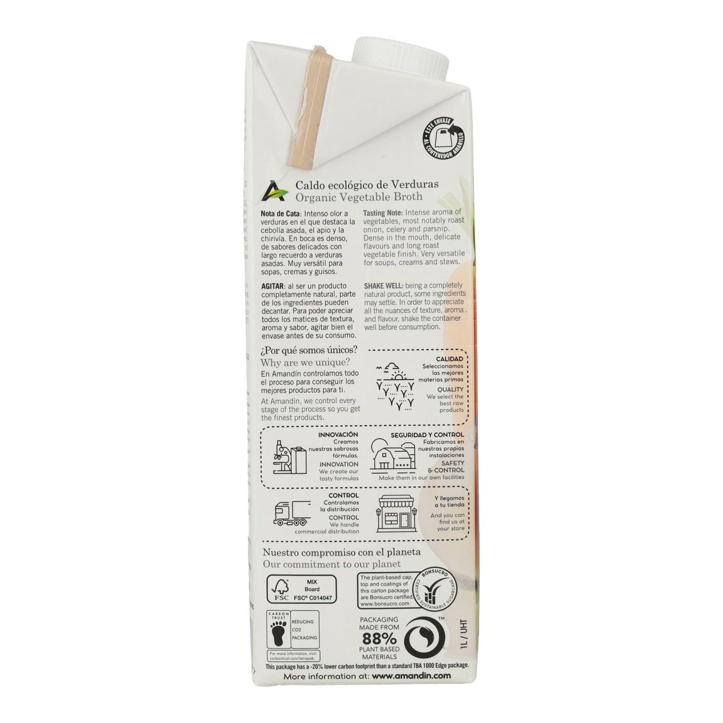 Groentebouillon Amandin 1L