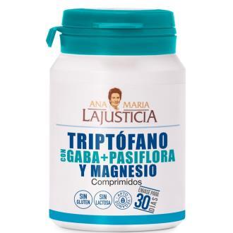 Tryptophan mit GABA + Passionsblume und Magnesium Ana María La Justicia 60 Tabletten