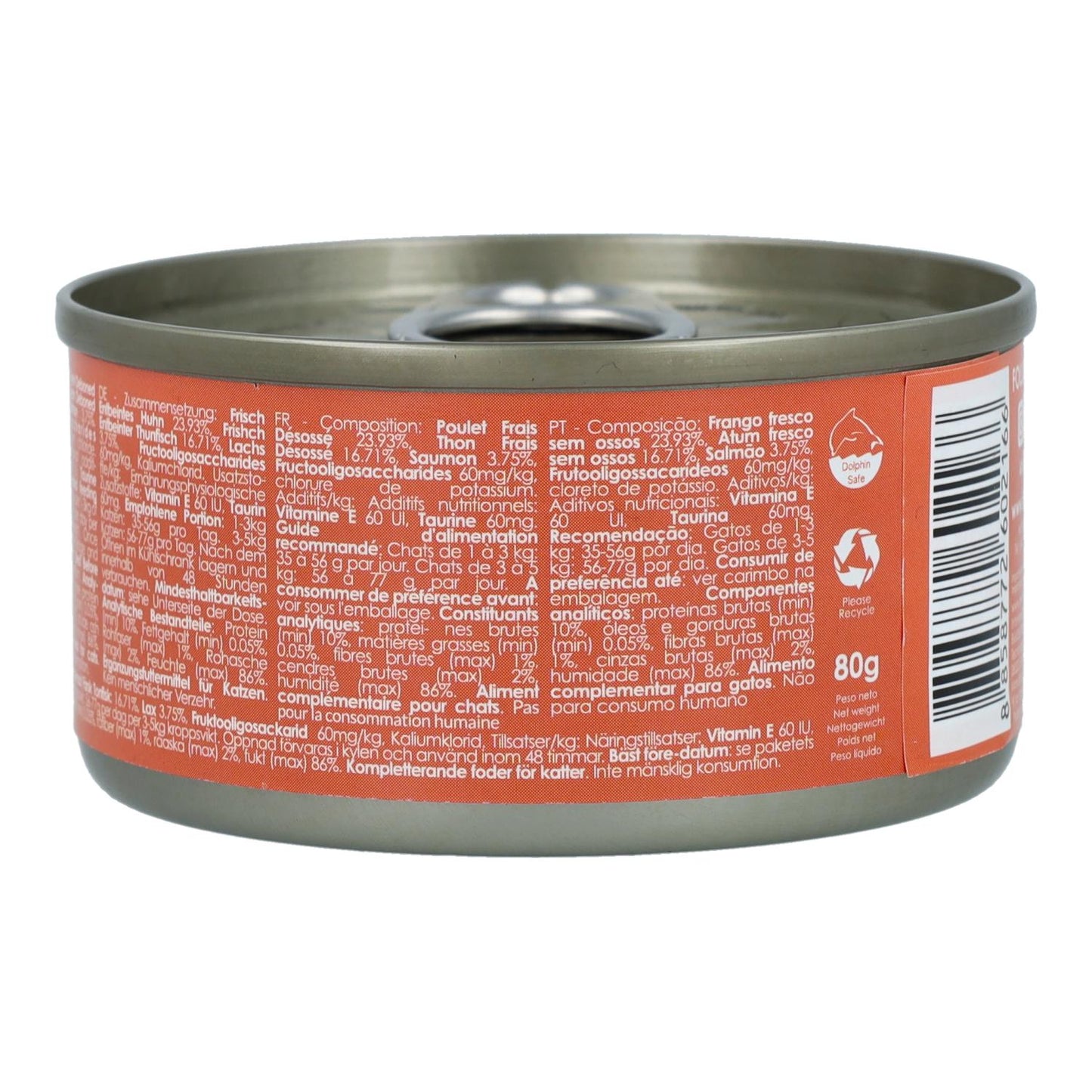 Kit Cat Toppers - Chicken & Salmon 80 g Wet cat food in jelly